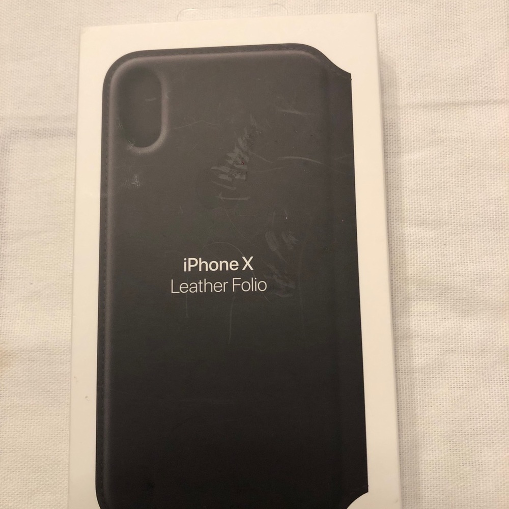 Apple iPhone X Leather Folio